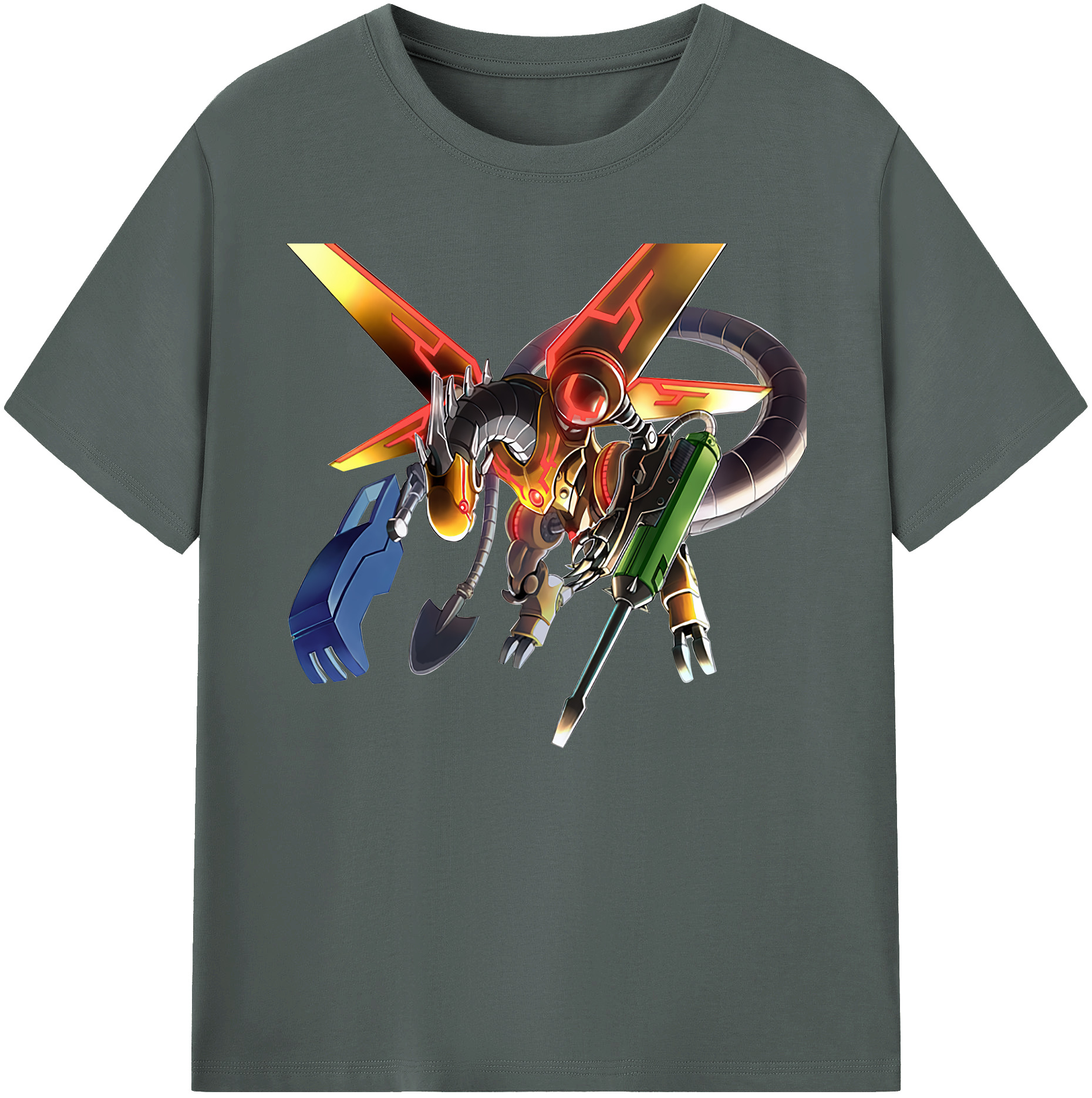 （画像用） 遊☆戯☆王 Yu-Gi-Oh! 綿100％ メンズ半袖Tシャツ｜肌触りやわらか＆通気性